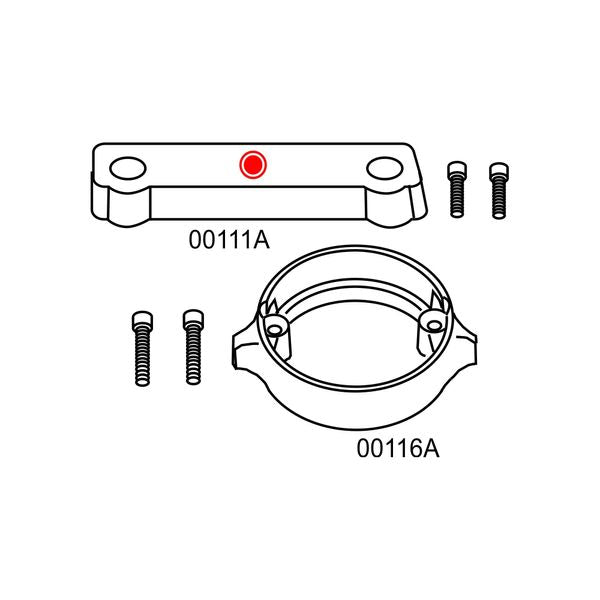 Aluminium Anode Volvo 280 Duo Prop Kit - PROTEUS MARINE STORE