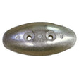 Aluminium Anode Hull Plate 112 x 53 x 19mm - PROTEUS MARINE STORE