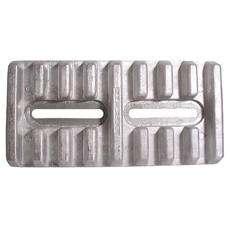 Aluminium Transom Fin Anode 305 x 152 x 38mm - PROTEUS MARINE STORE