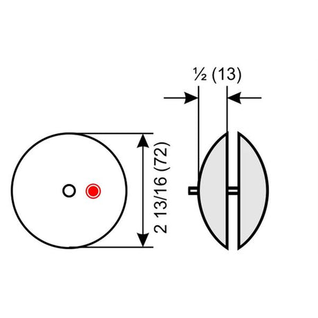 Aluminium Flange Anode 72mm OD (Pair) - PROTEUS MARINE STORE