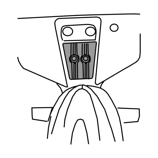 Aluminium Transom Anode Volvo DPS-A/SX-A - PROTEUS MARINE STORE