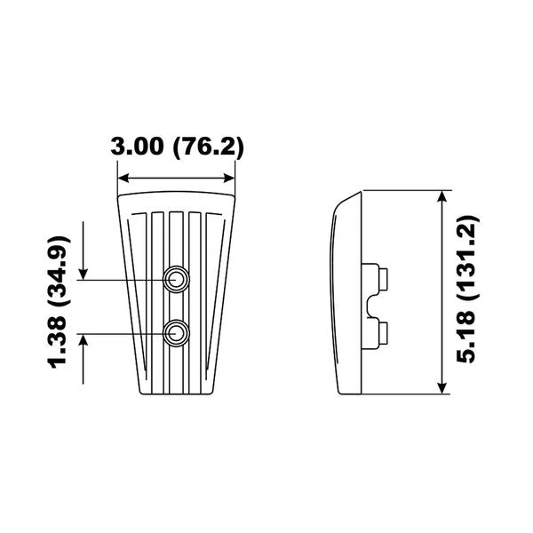 Aluminium Anode Cavitation Plate Volvo DPH/DPR - PROTEUS MARINE STORE