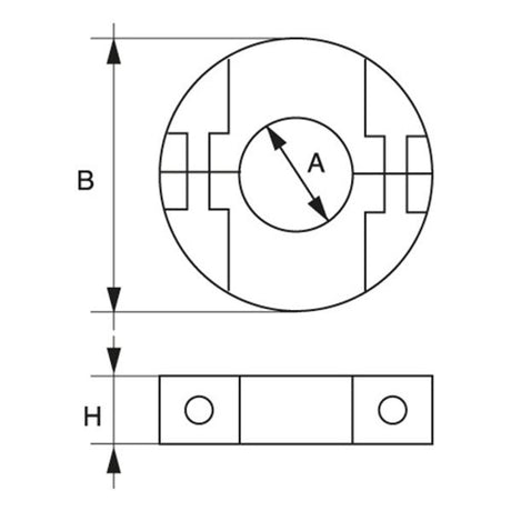 AG Zinc Collar Anode 32mm - PROTEUS MARINE STORE