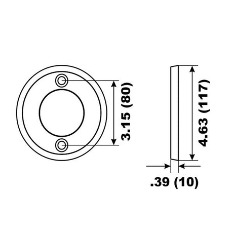 Aluminium Collar Anode Volvo Prop Ring V17 - PROTEUS MARINE STORE