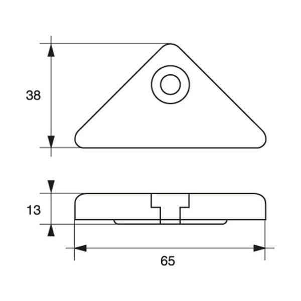 Zinc Plate Anode Volvo Duo - PROTEUS MARINE STORE