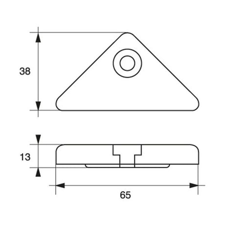 Zinc Plate Anode Volvo Duo - PROTEUS MARINE STORE