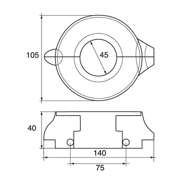 AG Saildrive Anode Volvo 2002/2003 - PROTEUS MARINE STORE