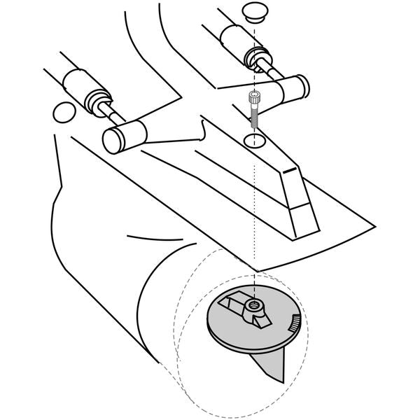 Aluminium Anode Engine Fin Trim Mercruiser - PROTEUS MARINE STORE