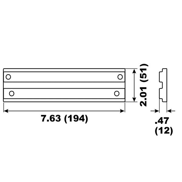 Aluminium Anode Mercury Power Trim - PROTEUS MARINE STORE