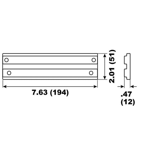 Aluminium Anode Mercury Power Trim - PROTEUS MARINE STORE