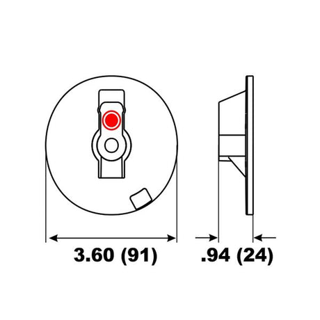 Aluminium Anode Trim Fin Flat Mercruiser Bravo - PROTEUS MARINE STORE