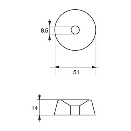 AG Zinc Ring Anode Yamaha 70-85 Mariner 40hp - PROTEUS MARINE STORE