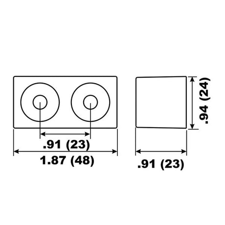 Aluminium Anode Yamaha Block 115/150/200hp - PROTEUS MARINE STORE