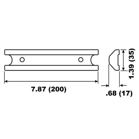Aluminium Anode Yamaha Transom 40-100hp - PROTEUS MARINE STORE