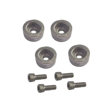 Aluminium Anode Suzuki Outboard Round Pack 4 - PROTEUS MARINE STORE