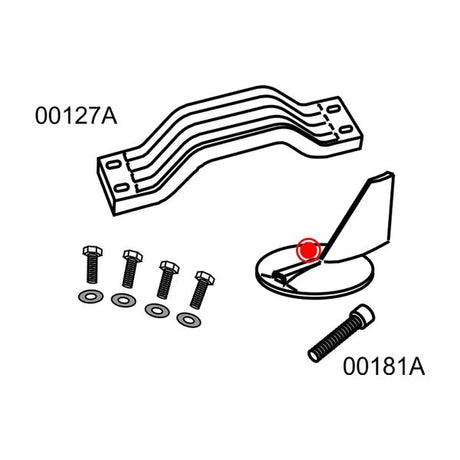 Aluminium Anode Kit Yamaha Outboard 150hp Counter - PROTEUS MARINE STORE
