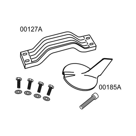 Aluminium Anode Kit Yamaha Outboard 200-300hp 2-Stroke - PROTEUS MARINE STORE