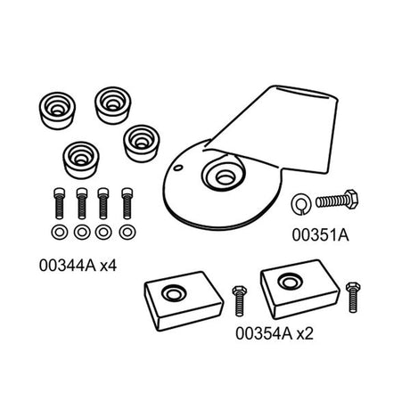 Aluminium Anode Suzuki Outboard 40-50HP Kit - PROTEUS MARINE STORE