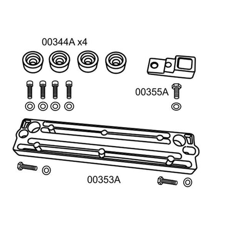Aluminium Anode Suzuki Outboard 90-140HP Kit - PROTEUS MARINE STORE