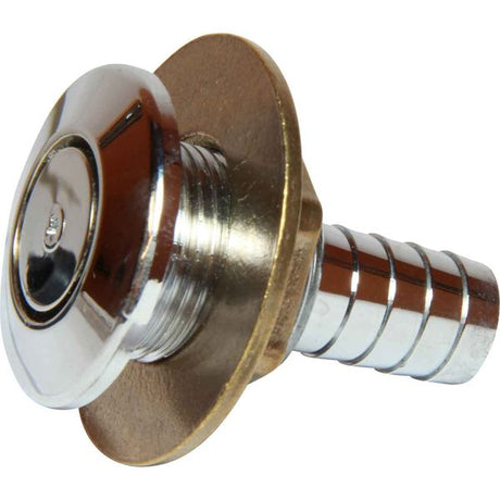 Can Semi Flush Chrome Tank Vent + Gauze 16mm Hose - PROTEUS MARINE STORE