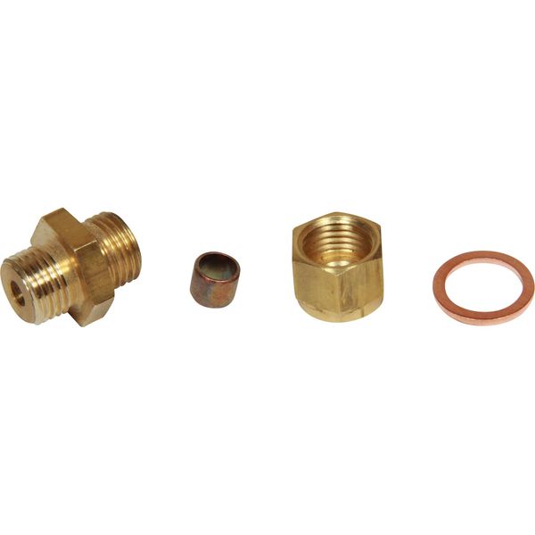 AG Coupling 1/2" UNF Male - 1/4" Tube - PROTEUS MARINE STORE