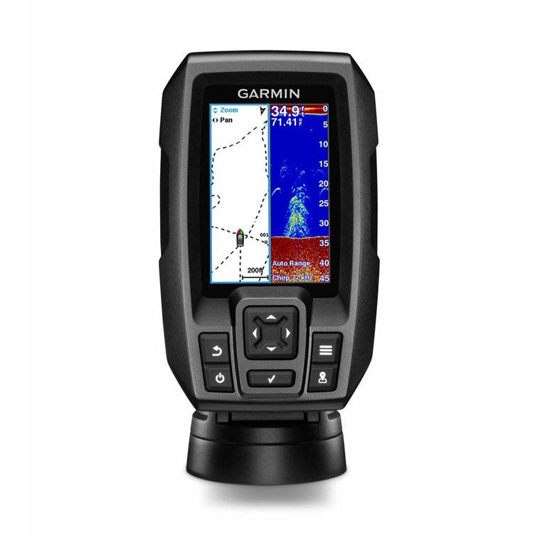 Garmin Striker 4 Fishfinder with GPS and CHIRP Sonar Transducer - PROTEUS MARINE STORE