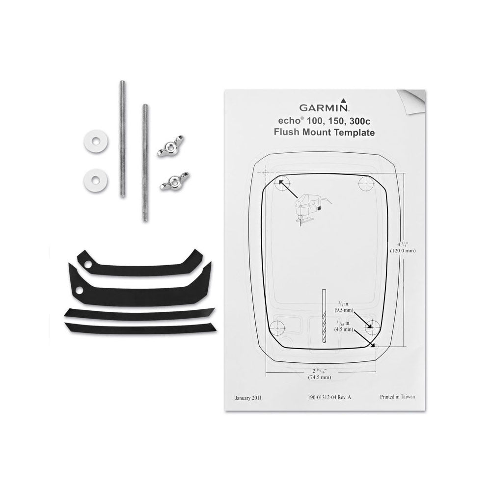 Garmin Flush Mount Kit for echo 100-301 - PROTEUS MARINE STORE