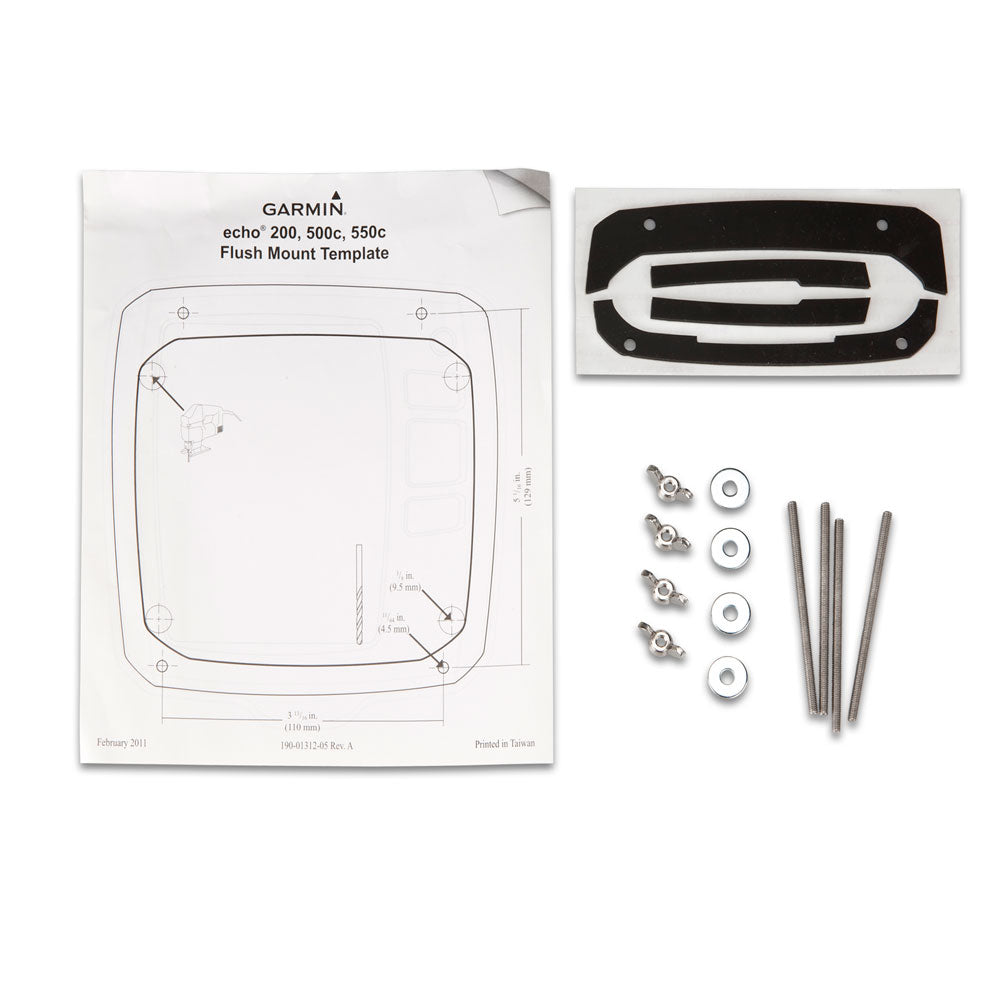 Garmin Flush Mount Kit for echo 200-551 - PROTEUS MARINE STORE