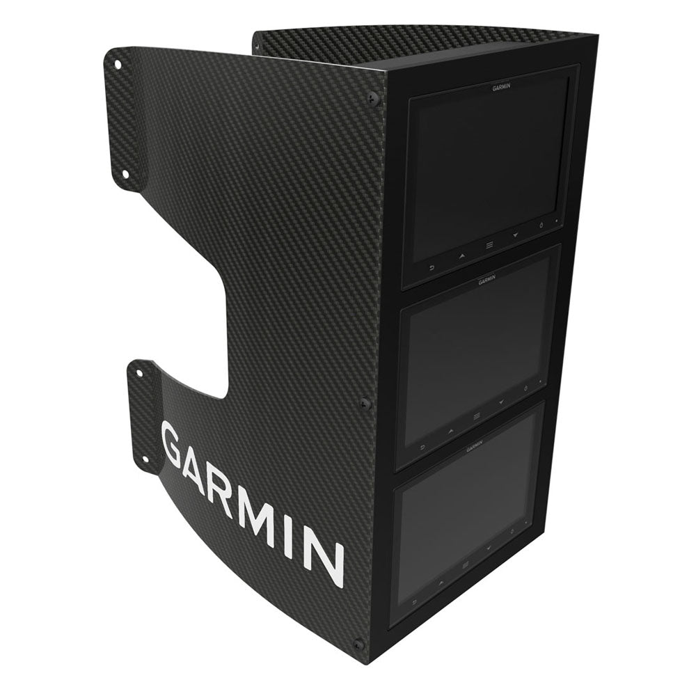 Garmin Carbon Fibre Mast Bracket for 3x GNX 120 - PROTEUS MARINE STORE