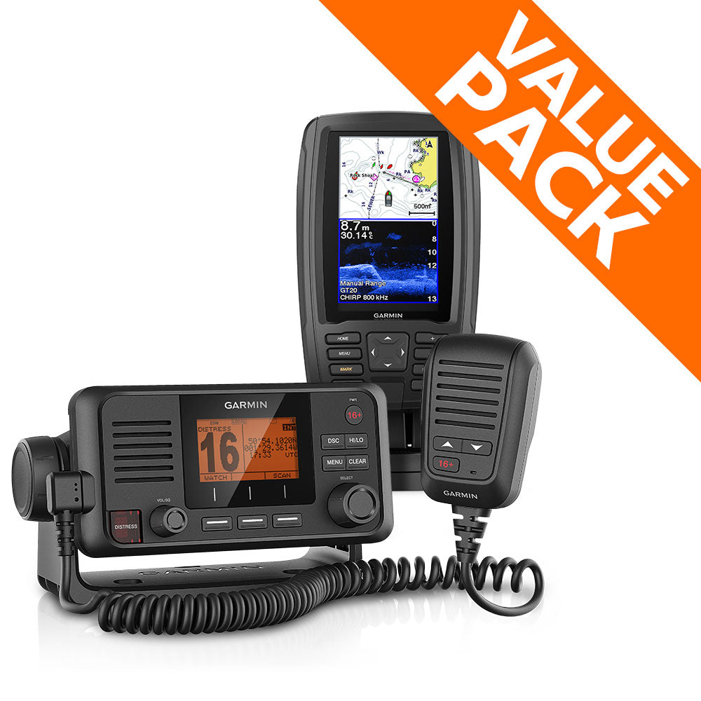 Garmin EchoMAP Plus 45cv & VHF 115i Bundle - PROTEUS MARINE STORE