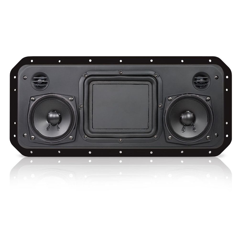 Fusion RV-FS402B Sound Panel Shallow Mount Speaker 100W - Black - PROTEUS MARINE STORE