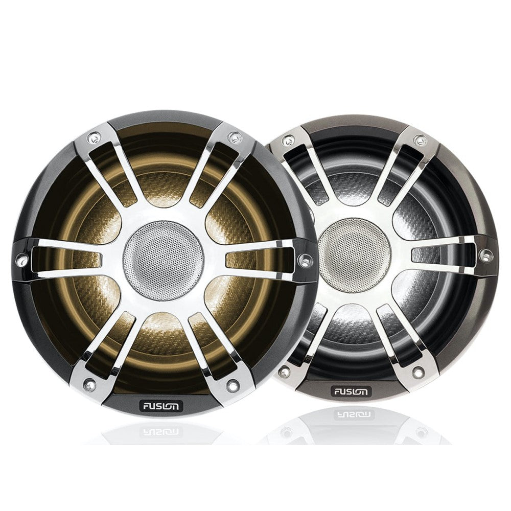 Fusion SG-FL772SPC 7.7" CRGBW LED Marine Speakers 280W - Sports Chrome - PROTEUS MARINE STORE