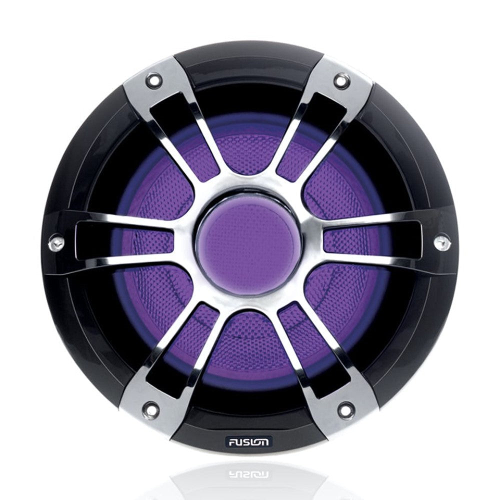Fusion SG-SL102SPC 10" CRGBW LED Marine Subwoofer 600W - Sports Chrome - PROTEUS MARINE STORE