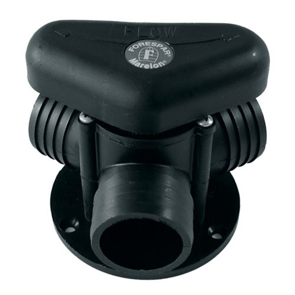 Forespar Plastic Diverter Valve 1" Barb - PROTEUS MARINE STORE