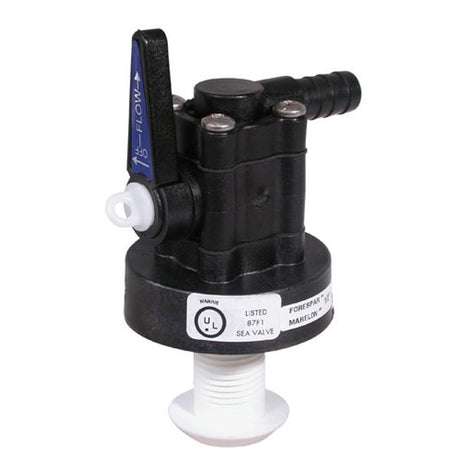 Forespar M/Head Seacock 1" Right Angle Hose Tail - PROTEUS MARINE STORE