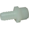 AG Plastic Connector 1/2" NPT - 1/2" Hose - PROTEUS MARINE STORE