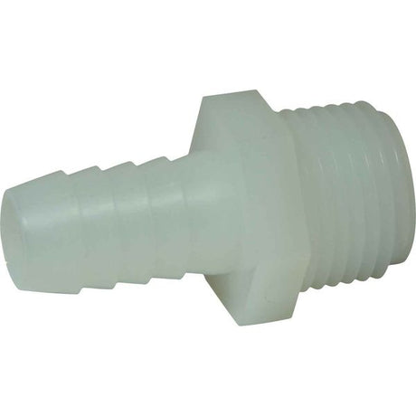 AG Plastic Connector 1/2" NPT - 1/2" Hose - PROTEUS MARINE STORE