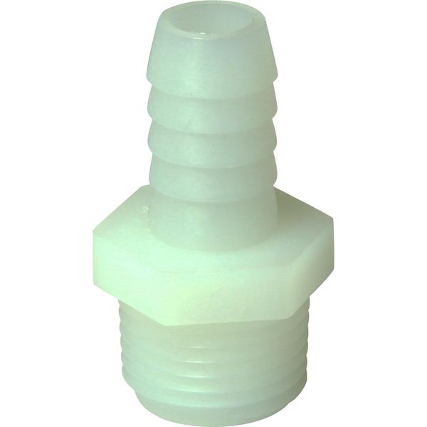 AG Plastic Connector 1/2" NPT - 1/2" Hose - PROTEUS MARINE STORE