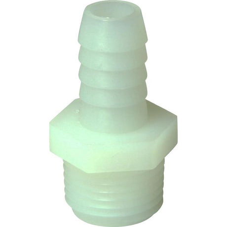 AG Plastic Connector 1/2" NPT - 1/2" Hose - PROTEUS MARINE STORE