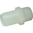 AG Plastic Connector 1/2" NPT - 3/4" Hose - PROTEUS MARINE STORE