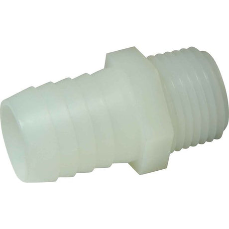 AG Plastic Connector 1/2" NPT - 3/4" Hose - PROTEUS MARINE STORE