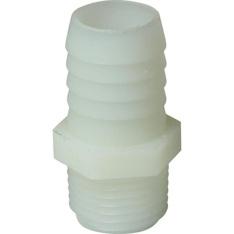 AG Plastic Connector 1/2" NPT - 3/4" Hose - PROTEUS MARINE STORE