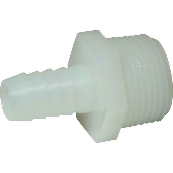 AG Plastic Connector 3/4" NPT - 1/2" Hose - PROTEUS MARINE STORE
