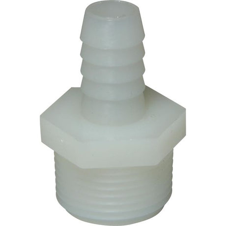 AG Plastic Connector 3/4" NPT - 1/2" Hose - PROTEUS MARINE STORE