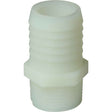 AG Plastic Connector 3/4" NPT - 1" Hose - PROTEUS MARINE STORE