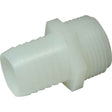 AG Plastic Connector 1" NPT - 1" Hose - PROTEUS MARINE STORE