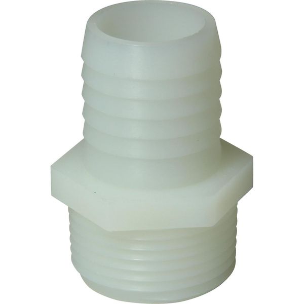 AG Plastic Connector 1" NPT - 1" Hose - PROTEUS MARINE STORE