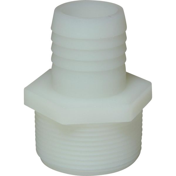 AG Plastic Connector 1-1/2" NPT - 1-1/4" Hose - PROTEUS MARINE STORE