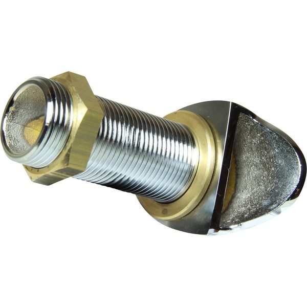 Maestrini Chrome Plated Brass Shell Tank Vent (1" BSP) - PROTEUS MARINE STORE