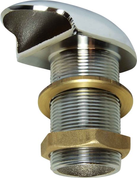 Maestrini Chrome Plated Brass Shell Tank Vent (2" BSP) - PROTEUS MARINE STORE